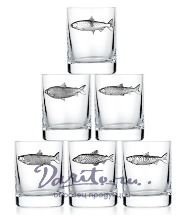 Набор стопок «Рыбы Севера»