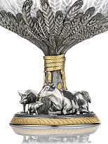 Конфетница хрустальная «Урожай»