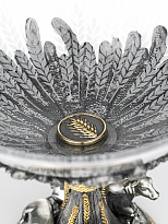 Конфетница хрустальная «Урожай»