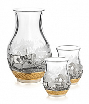 Кувшин со стаканами «Наша ферма»