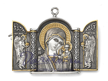 Малый складень «Казанская Богоматерь»