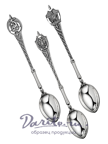 Набор серебряных ложек «Чекисты»