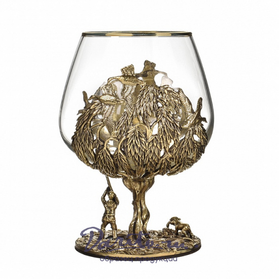 Коньячный бокал «Охота на уток»