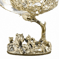 Коньячный бокал «Львица со львятами»