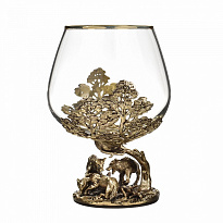 Коньячный бокал «Волки»