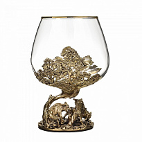 Коньячный бокал «Волки»