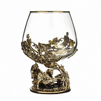 Коньячный бокал «Охота на вепря»