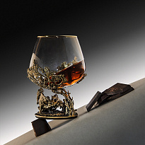 Коньячный бокал «Охота на вепря»