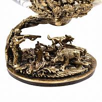 Коньячный бокал «Охота на кабана»