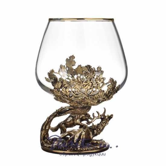 Коньячный бокал «Охота на оленя»