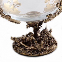 Коньячный бокал «Охота на тетерева»