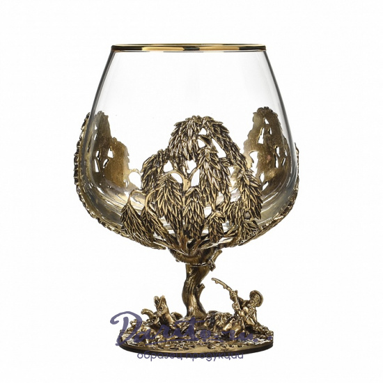 Коньячный бокал «Рыбак. Щука»
