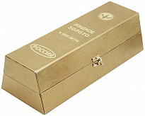 Мини-бар кожаный «Золотой слиток»