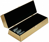 Мини-бар кожаный «Золотой слиток»