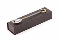 Чайная ложка из серебра 925 пробы «Свинья»