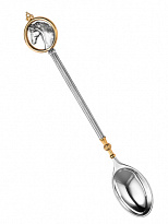 Чайная ложка  из серебра 925 пробы «Лошадь»