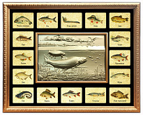 Панно подарочное «Русская рыбалка»