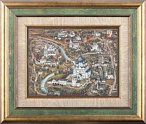 Гравюра на металле «Панорама Суздаля»