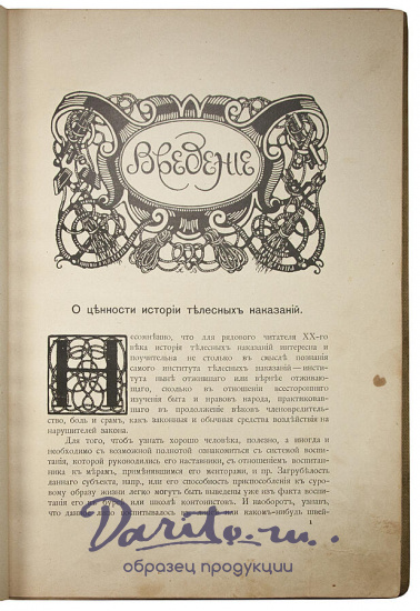 Евреинов Н. История телесных наказаний в России (Антикварная книга 1913 г., том 1 и единственный)