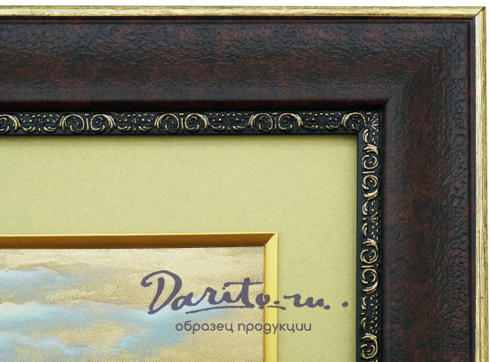 Гравюра на металле «Вид на набережную Кремля»