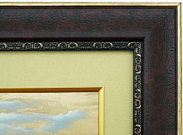 Гравюра на металле «Вид на набережную Кремля»