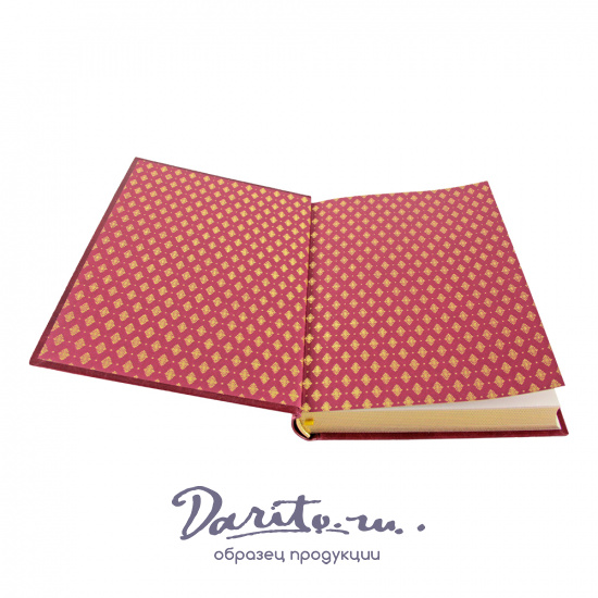 Подарочная книга. Семейное чтение Рождественский альманах в кожаном переплете с тиснением и фотопечатью