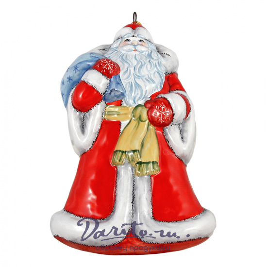 Набор с кожаной книгой и 4-мя новогодними игрушками. Пока часы двенадцать бьют в подарочной коробке с ложементом и замочком