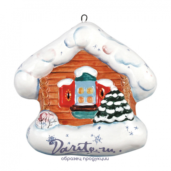 Набор с кожаной книгой и 4-мя новогодними игрушками. Пока часы двенадцать бьют в подарочной коробке с ложементом и замочком