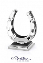 Серебряная подставка для визиток «Подкова»