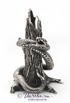 Серебряная подставка под ручку «Символ мудрости»