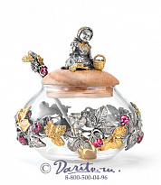 Сахарница с ложкой «Земляника»