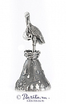 Серебряный колокольчик «Аист»