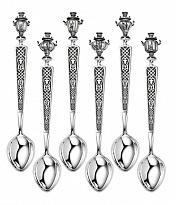 Набор серебряных ложек «Парад самоваров»