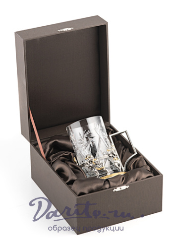 Подстаканник со стаканом  «Скоморохи»