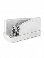 Салфетница мраморная «Подледный лов»