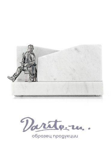 Салфетница мраморная «Подледный лов»