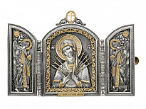 Складень «Семистрельная икона Божьей матери»