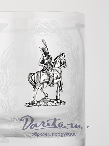 Подарочный набор из 2-х стаканов «Гусарская баллада»