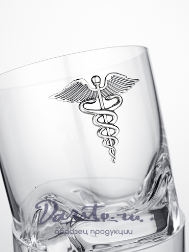 Подарочный набор из 2-х стаканов «Кадуцей»