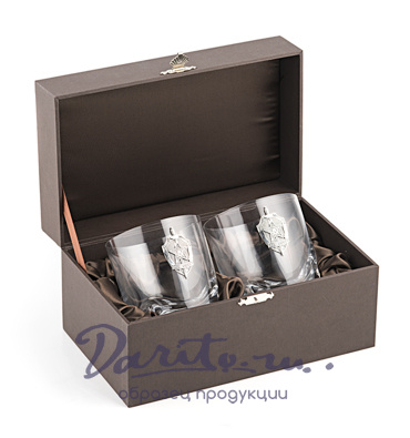 Подарочный набор из 2-х стаканов «КГБ»