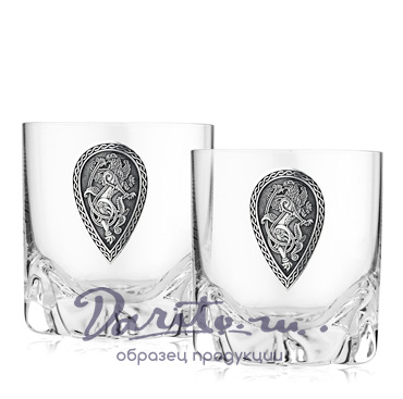 Подарочный набор из 2-х стаканов «Русь»