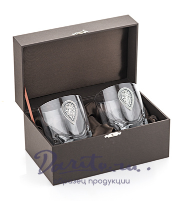 Подарочный набор из 2-х стаканов «Русь»