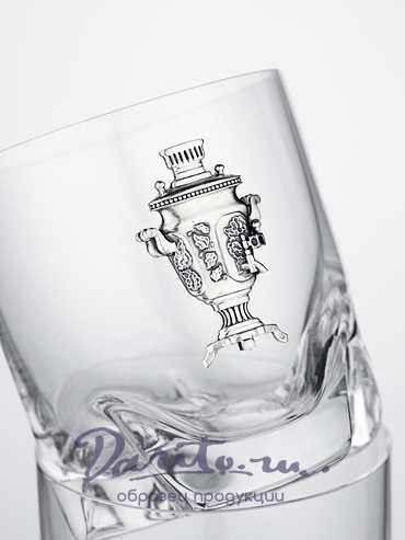 Подарочный набор из 2-х стаканов «Самовары»