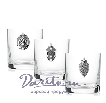 Подарочный набор из 3-х стаканов «Чекисты»