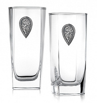 Подарочный набор из 2-х стаканов для воды «Русь»