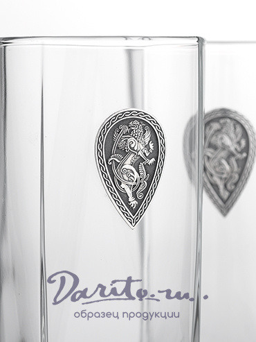 Подарочный набор из 2-х стаканов для воды «Русь»