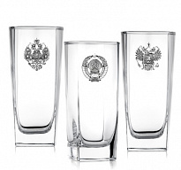 Подарочный набор из 3-х стаканов для воды «Эпохи»