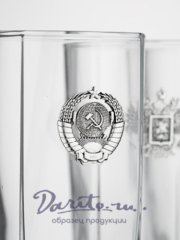 Подарочный набор из 3-х стаканов для воды «Эпохи»