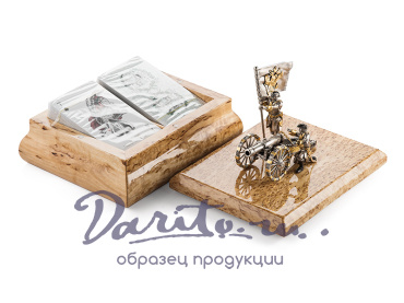 Ларец для игральных карт «Полтавская баталия»