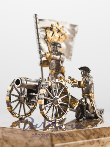 Ларец для игральных карт «Полтавская баталия»